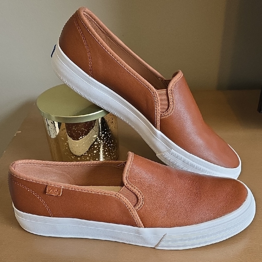NWOT| Keds Women's Brown Slip-On Sneakers